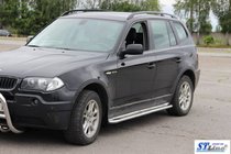 BMW X3 E83 2003–2010 Sivuporrast KB001 (ruostumaton teräs) 60 mm kuva 3