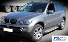 BMW X5 E53 1999–2006 King-sivuportaat (2 kpl, alumiini) kuva 3