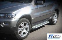 BMW X5 E53 1999–2006 King-sivuportaat (2 kpl, alumiini) kuva 2