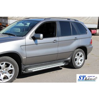 Special-sivutuubit (2 kpl, ruostumaton teräs) BMW X5 E53 1999–2006 kuva 4