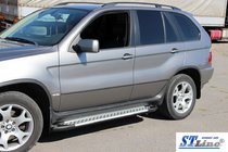 BMW X5 E53 1999–2006 King-sivuportaat (2 kpl, alumiini) kuva 4
