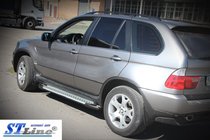 BMW X5 E53 1999–2006 King-sivuportaat (2 kpl, alumiini) kuva 5