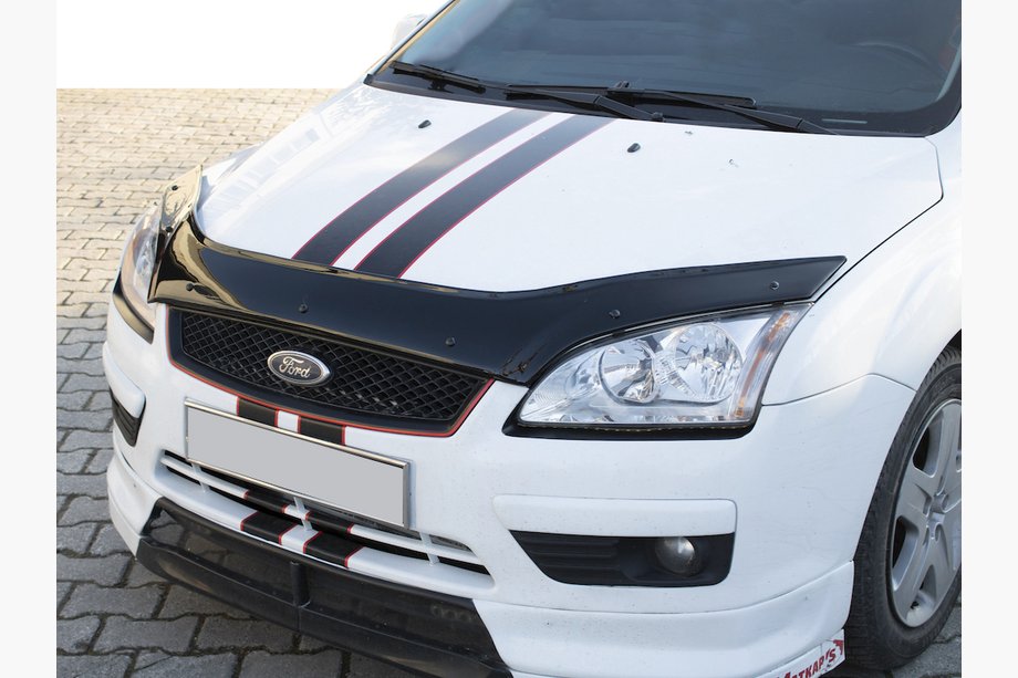 Ford Focus II 2005–2008 Konepellin tuuliohjain EuroCap Image