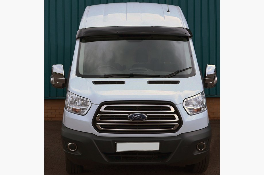 Ford Transit 2014– Tuulilasin visiiri (kiiltomusta, 5 mm) Image
