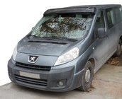 Peugeot Expert 2007–2016 Tuulilasin visiiri (kiiltomusta, 5 mm) kuva 1