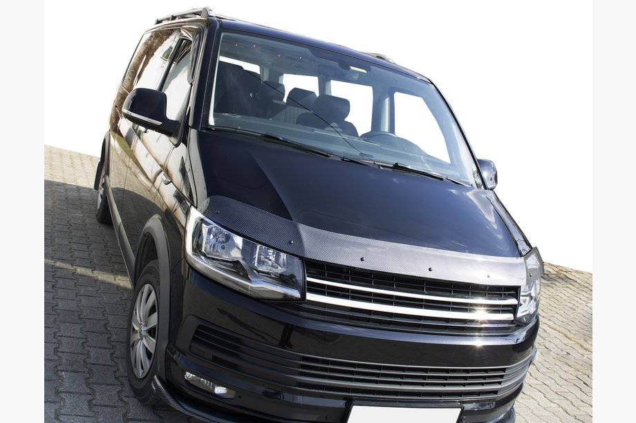 Volkswagen T6 2015–2024 Konepellin tuuliohjain (carbon-look) (EuroCap) Image