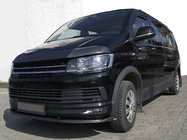 Volkswagen T6 2015–2024 Etupuskurin lip-spoileri, hiilikuitu-look 2015-2018 (ABS) kuva 1