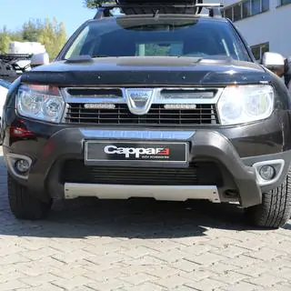 Etupuskurin lippa (ABS, harmaa) Renault Duster 2008–2017 kuva 1