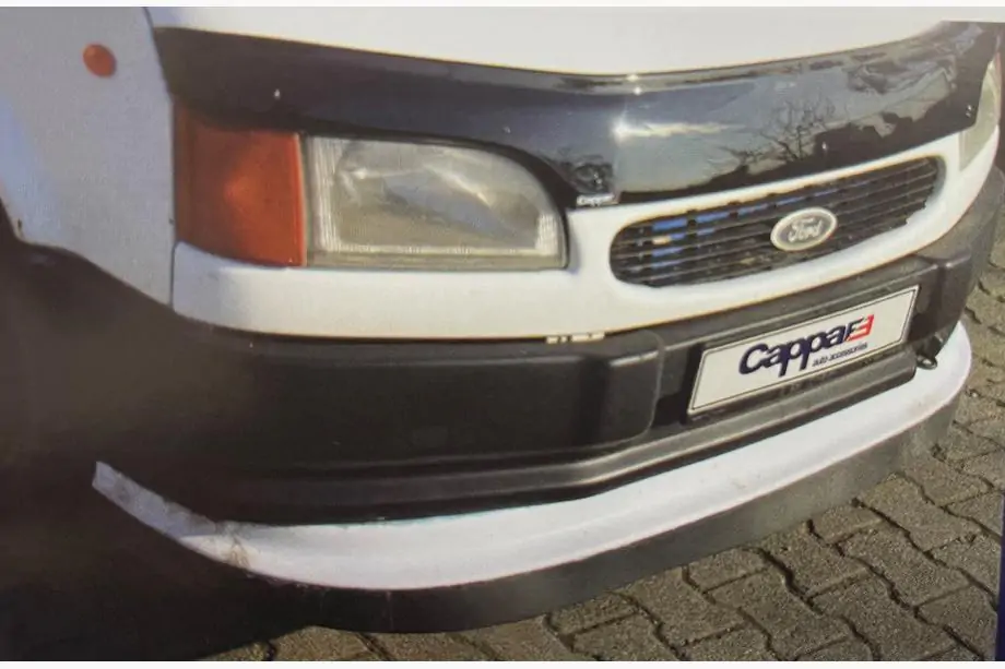 Ford Transit 1991–2000 Etupuskurin lipaspoileri (musta) Image