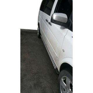 Dot-line sivuaskelmat (2 kpl, alumiini) Mercedes Viano 2004–2014