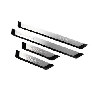 OmsaLine kynnyslistat (4 kpl, ruostumaton teräs)