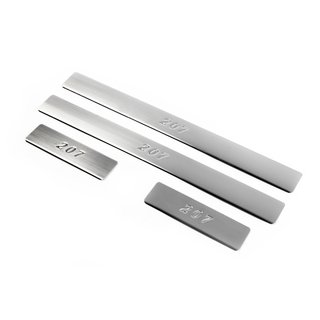 OmsaLine kynnyslistat (4 kpl, ruostumaton teräs)
