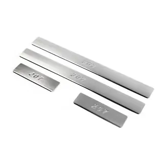 OmsaLine kynnyslistat (4 kpl, ruostumaton teräs)
