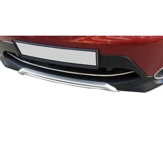 Etupuskurin suojalista (2014-2017, ruostumaton teräs) Nissan Qashqai 2014–2021 kuva 1