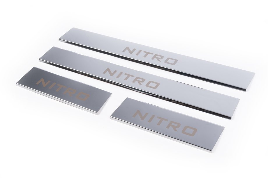Dodge Nitro 2006–2011 Carmos kynnyslistat yläosaan (ruostumaton teräs) Image