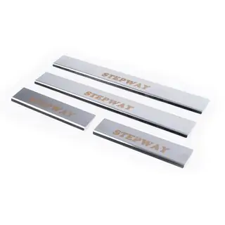 Carmos V1 kynnyslistat (4 kpl, ruostumaton teräs) kuva 1