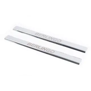 Carmos V1 kynnyslistat (2 kpl, ruostumaton teräs)