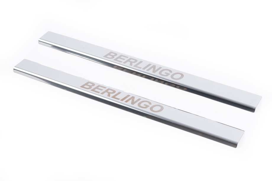 Citroen Berlingo 1996–2008 Carmos V1 kynnyslistat (2 kpl, ruostumaton teräs) Image