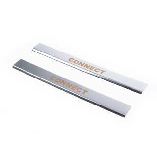 Carmos V1 kynnyslistat (2 kpl, ruostumaton teräs)