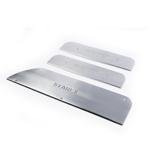 Carmos kynnyslistat (3 kpl, ruostumaton teräs) Hyundai H200, H1, Starex 1998–2007 kuva 1