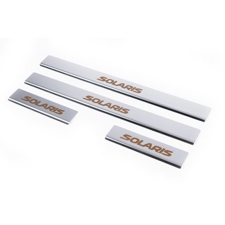 Carmos Solaris V1 kynnyslistat (4 kpl, ruostumaton teräs) Hyundai Accent 2011–2017 kuva 1
