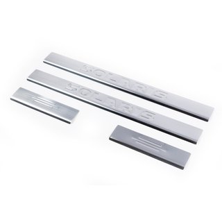 Carmos Solaris V4 kynnyslistat (4 kpl, ruostumaton teräs) Hyundai Accent 2011–2017 kuva 1