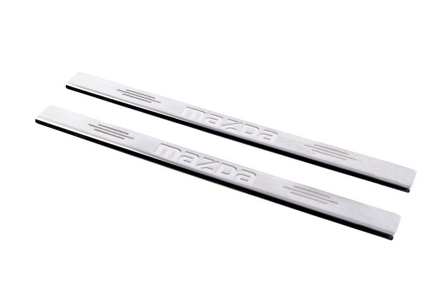 Mazda 2 2003–2007 Carmos kynnyslistat, ruostumatonta terästä V-1 2 kpl V-1 kynnyslistat Image