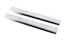 Opel Corsa C 2000–2006 Carmos V2 kynnyslistat (2 kpl, ruostumaton teräs) kuva 1