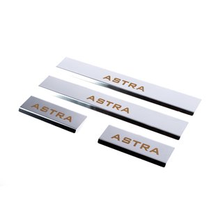 Carmos V1 kynnyslistat (4 kpl, ruostumatonta terästä) Opel Astra J 2009–2015 kuva 1