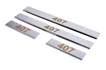 Peugeot 407 2004–2011 Kynnyslistat Carmos V1 (4 kpl, ruostumaton teräs) kuva 1