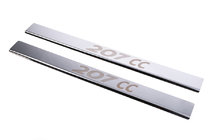 Peugeot 207 2006–2014 Carmos kynnyslistat (2 kpl, ruostumaton teräs) kuva 1