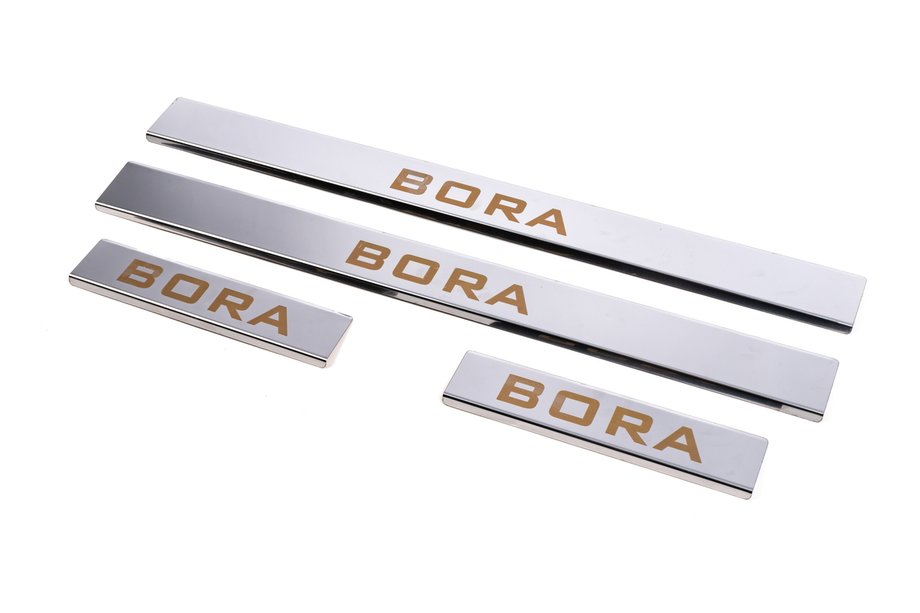 Volkswagen Bora 1998–2004 Carmos-kynnyslistat (4 kpl, ruostumaton teräs) Image