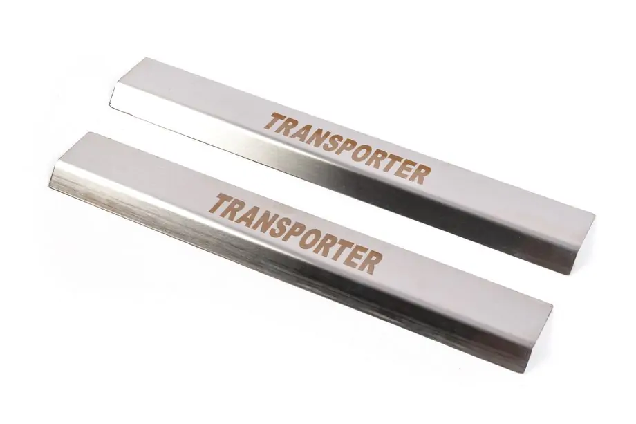 Volkswagen T5 Transporter 2003–2010 Carmos V1 kynnyslistat (2 kpl, ruostumaton teräs) Image