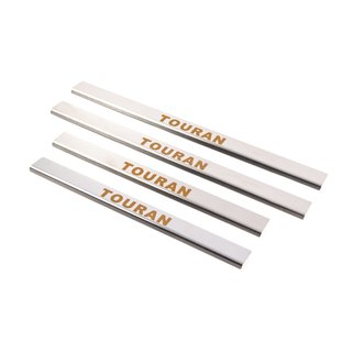 Carmos-kynnyslistat (4 kpl, ruostumaton teräs) Volkswagen Touran 2003–2010 kuva 1
