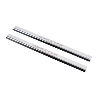 Laser-kynnyslistat (2 kpl, teräs)
