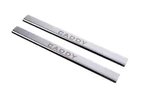 Volkswagen Caddy 2004–2010 Carmos V1 ovikynnyslistat (2 kpl, ruostumaton teräs) kuva 1