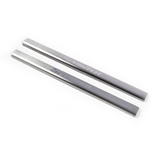 Lazer-tyyliset kynnyslistat (2 kpl, teräs) kuva 1