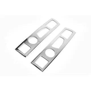Suorat takavalon kromikehykset (2 kpl, ruostumaton teräs) Citroen Jumper 2007–2025 kuva 2