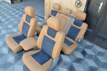 Toyota Land Cruiser 100 1998–2007 Auton penkinpäälliset (keinonahka / alcantara-jäljitelmä, Elite) kuva 1