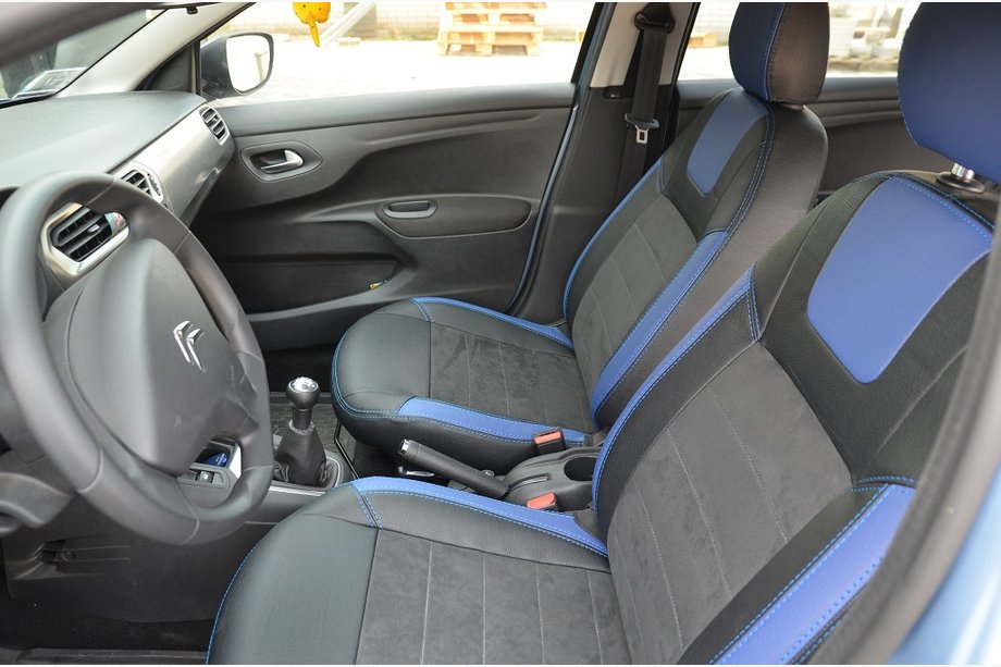 Citroen C-Elysee 2013–2022 SoyuzAuto Leather-style istuinsuojat Image