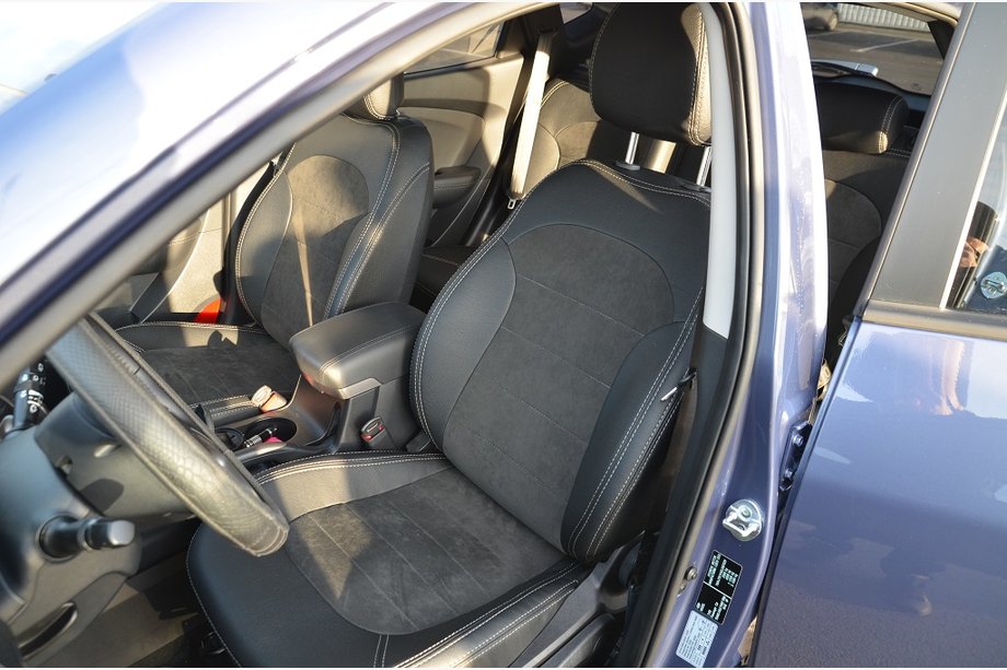 Hyundai IX-35 2010–2015 SoyuzAuto Leather-style istuinsuojat Image