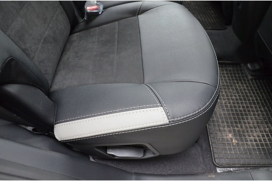 Hyundai Santa Fe 3 2012–2018 SoyuzAuto Leather-style istuinsuojat Kuva 9