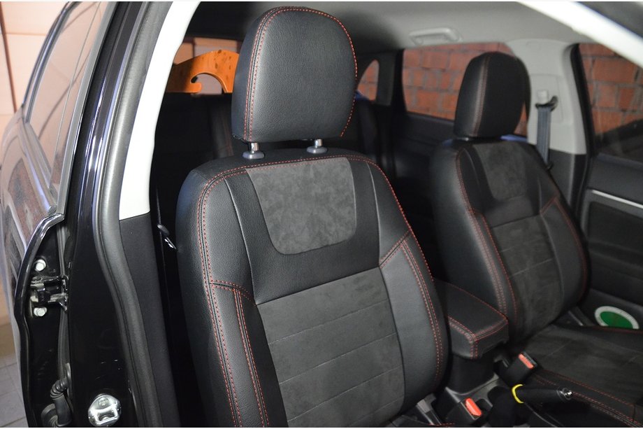 Mitsubishi ASX 2010–2023 SoyuzAuto Leather-style istuinsuojat Image