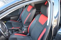 Mitsubishi Lancer X 2008– SoyuzAuto Leather-style istuinsuojat kuva 1