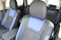 Mitsubishi Outlander 2012–2021 SoyuzAuto Leather-style istuinsuojat kuva 4