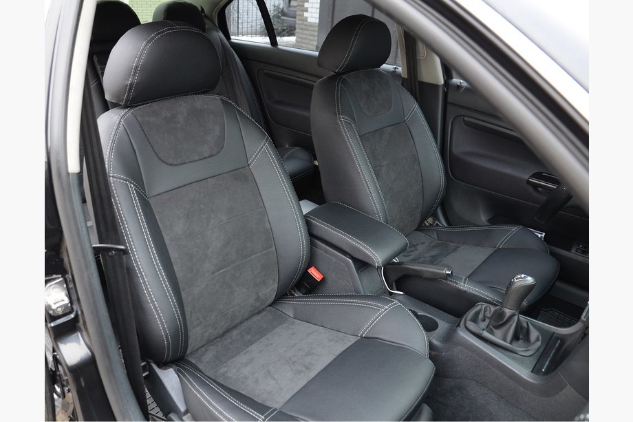 Skoda Superb 2001–2009 SoyuzAuto Leather-style istuinsuojat Image