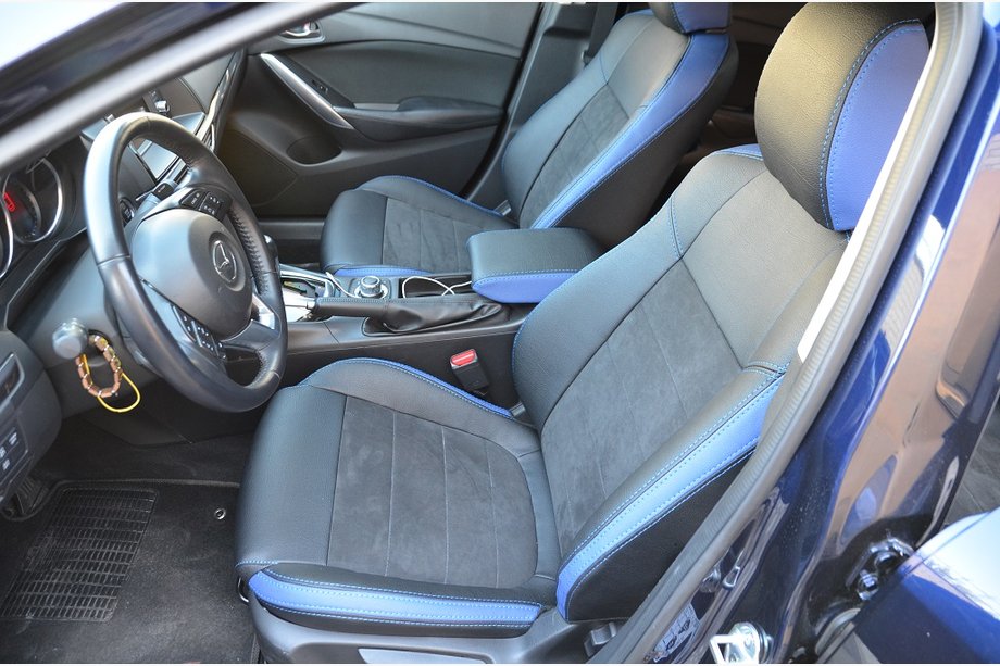 Mazda 6 2012–2024 SoyuzAuto Leather-style istuinsuojat Image