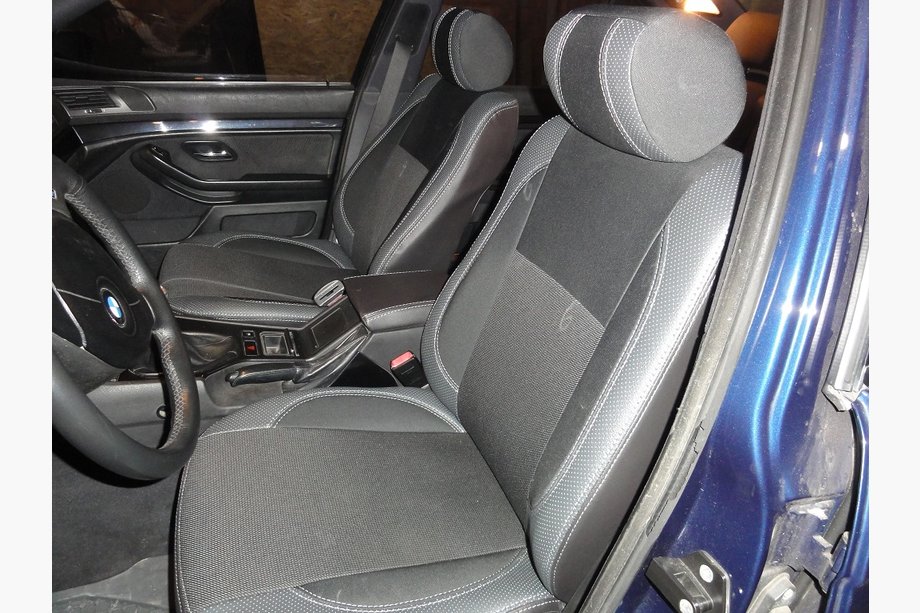 BMW 5-sarja E39 1996–2003 Auton penkinpäälliset (keinonahka↗kangas, Premium) Image
