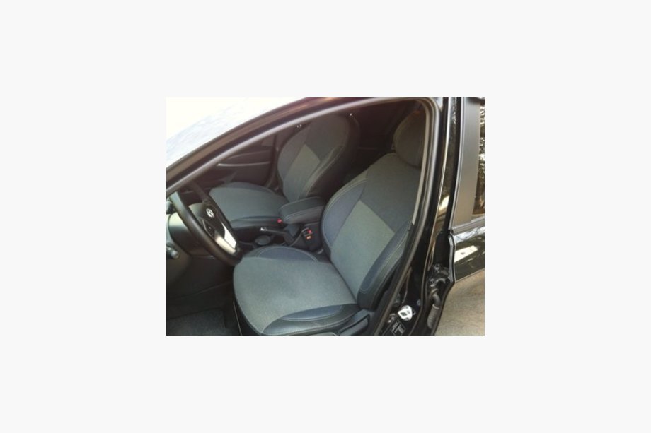 Hyundai Accent 2011–2017 Auton penkinpäälliset (keinonahka↗kangas, Premium) Image