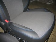 Hyundai Accent 2011–2017 Auton penkinpäälliset (keinonahka↗kangas, Premium) kuva 3